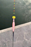 佳釣?zāi)幔↗IADIAONI）夜光漂咬鉤變色電子漂高亮醒目高靈敏鯽魚漂入水無影浮漂4-1咬變 曬單實(shí)拍圖