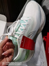 李寧（LI-NING）超輕22跑步鞋男鞋 2025春季新款輕質(zhì)穩(wěn)定中考體測(cè)運(yùn)動(dòng)鞋ARBV001 標(biāo)準(zhǔn)白/水族綠-22 43 (270mm) 曬單實(shí)拍圖