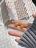 中國黃金（CHINA GOLD）四葉草黃金耳釘女足金小方糖耳環(huán)純金七夕情人節(jié)禮物送女友老婆 方形耳釘約2.7g【甄選禮盒】 曬單實(shí)拍圖