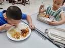 COOKSS飯盒304不銹鋼餐盒上班族小學(xué)生保溫飯盒可微波爐5分格餐盤 曬單實拍圖