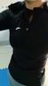 安踏安踏泳衣女款防曬小蠻腰長(zhǎng)袖長(zhǎng)褲沖浪水母服泳裝 暗夜黑單上裝M 曬單實(shí)拍圖