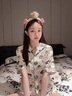 歌百夢(mèng)蠟筆小新睡衣 2025年新款純棉女款夏季短袖三件套可愛(ài)家居服可外 三件套*（短袖短褲加長(zhǎng)褲） 2XL 女(建議140-160斤) 曬單實(shí)拍圖