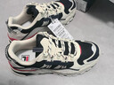 FILA 斐樂(lè )TREK滿(mǎn)天星老爹鞋男鞋新款休閑鞋時(shí)尚復古運動(dòng)鞋跑鞋  白蘆筍/漿果藍-WD 42.5 曬單實(shí)拍圖