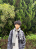 Siggi100%羊毛男士圍巾秋冬季商務(wù)加厚保暖針頸圍脖生日禮物禮盒裝 曬單實(shí)拍圖
