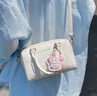 愛(ài)路喜2025新款聯(lián)名百搭包包大容量波士頓包白色通勤斜挎小包生日禮物女 曬單實(shí)拍圖