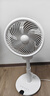 西哲（sezze）日本空氣循環(huán)扇家用智能電風(fēng)扇落地扇迷你渦輪對(duì)流扇變頻遙控節(jié)能定時(shí)臺(tái)立兩用扇輕音小型換氣扇 【典雅白】Y-243PLUS（WH） 曬單實(shí)拍圖