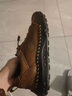 西域駱駝（VANCAMEL）出口美國真皮戶(hù)外運動(dòng)休閑登山鞋男秋冬款軟底寬腳徒步旅游鞋 棕色 41 【標準皮鞋碼】 曬單實(shí)拍圖