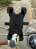 HAWEIWIND電動(dòng)車(chē)手機架摩托車(chē)手機機支架防震電瓶車(chē)自行車(chē)外賣(mài)騎手導航裝備 黑色后視鏡款送扳手螺絲 曬單實(shí)拍圖