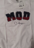 馬騎頓（MQD）男大童夏季新品學(xué)院風(fēng)基礎百搭字母短袖親膚輕薄T恤 本白 170 曬單實(shí)拍圖