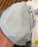 babycare初生嬰兒全棉抱被安撫調(diào)溫產(chǎn)房新生兒包被咘咘熊月光藍90*90 曬單實拍圖