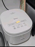 美的（Midea）電飯煲3-4人電飯鍋4L銀鉆內(nèi)膽12大菜單頂置觸控屏家用智能微壓電飯煲MB-AFB4041RL 曬單實(shí)拍圖