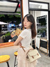 CinvaiKrose包包女包2025年新款斜挎包單肩小手提包生日七夕情人節(jié)禮物送女友 米色【送女友老婆女生禮物走心】 曬單實拍圖