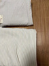 無印良品（MUJI）男式 水洗 平紋 長袖襯衫 男士長袖襯衣外套 翻領(lǐng) AC2WPC5S 淡黃色條紋 M （170/92A） 曬單實(shí)拍圖