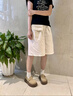 回力厚底勃肯鞋女全包2025新款秋季女鞋軟底小個(gè)子增高復古單鞋女 沙色/4.5cm厚底增高 37 曬單實(shí)拍圖