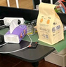 木匠印記大學(xué)生宿舍床上桌學(xué)生床上電腦桌上下鋪書桌懸空桌寢室床上轉(zhuǎn)角桌 右轉(zhuǎn)[帶擋板]加厚碳纖維色120*90 曬單實拍圖