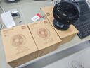 得力（deli）USB桌面風(fēng)扇迷你輕音小電扇家用臥室學(xué)生宿舍辦公室臺式桌面扇臺夾扇 黑 曬單實(shí)拍圖