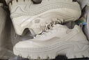 斯凱奇（Skechers）女鞋秋季蜜糕鞋厚底增高老爹鞋時(shí)尚潮流小個(gè)子百搭休閑鞋177223 乳白色/OFWT 38 曬單實(shí)拍圖
