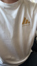 阿迪達(dá)斯 （adidas）t恤男夏季運動透氣輕薄寬松棉短袖 白/金 M  曬單實拍圖