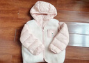 巴拉巴拉（BALABALA）童裝兒童羽絨服兩件套男童女童寶寶冬裝連帽外套 綠白色調(diào)00341 100 充絨量31g 曬單實(shí)拍圖