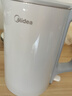 美的（Midea）電熱水壺煮水壺家用小型電燒水壺 0涂層食品級304不銹鋼雙層防燙無(wú)縫內膽1.5升容量 1566 曬單實(shí)拍圖