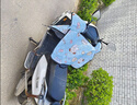 京尋電動車擋風(fēng)被秋季防曬遮陽罩電瓶摩托車防風(fēng)防雨加大款灰色斗篷款 曬單實拍圖