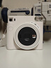 HKMW索尼機(jī)（SOYN）同款Fuji拍立得instax SQ1/SQ6/SQ40一次成像4寸方形相機(jī)美顏復(fù)古 SQ1云母白+水晶殼+相冊(cè) 官配+40張白邊相紙 曬單實(shí)拍圖