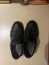 奧康真皮鏤空男士皮鞋休閑爸爸男鞋子皮涼鞋 黑色   41 (255mm) 曬單實(shí)拍圖