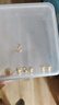 Lossot七夕禮物女生可愛足金星月蛇黃金吊墜女5D硬金蛇生肖本命年項(xiàng)鏈 曬單實(shí)拍圖