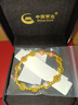 中國黃金十二花神黃金手鏈女金花999足金手串七夕情人節(jié)禮物送女朋友老婆 十二金花黃金手鏈【配品牌禮盒】 金重約：5.3g 曬單實(shí)拍圖
