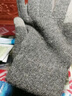 SCOTT GOOSE男士手套冬季加厚保暖觸屏加絨毛線(xiàn)冬天防寒騎行秋冬針織2025新款 【雙層加厚】灰色 曬單實(shí)拍圖