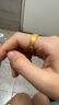 周六福（ZLF）七夕禮物  黃金男士戒指足金999活口福字男戒 計價 13號-5.35g 曬單實拍圖