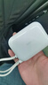 圖拉斯充電寶【3C認證｜Mini小巧】自帶雙線45W低溫快充10000毫安大容量可上飛機iPhone蘋果華為移動電源 【白】3C認證｜TypeC+Lightning雙線 自帶雙線｜10000毫安｜45 曬單實拍圖