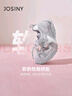 卓詩(shī)尼厚底德訓鞋女2025新款秋增高阿透氣芭蕾鞋休閑運動(dòng)鞋甘 灰色 38 曬單實(shí)拍圖