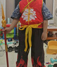 哪吒衣服套裝演出服 六一兒童節表演演出服 哪吒衣服套裝（十件套） 110 （全套道具） 曬單實(shí)拍圖