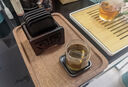 尚言坊黑檀實(shí)木茶杯墊茶墊杯墊隔熱茶道功夫茶杯托茶托組合茶具配件組合 曬單實(shí)拍圖