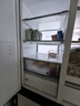 美的（Midea）首創(chuàng)45cm超薄嵌入餐邊柜家用客廳冰箱左餐右廚大容量底部散熱十字四開門國家補貼BCD-427WUSGPZM 曬單實拍圖
