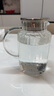 Glasslock耐熱玻璃冷水壺高硼硅家用大容量涼白開水壺泡茶果汁壺1800ml 曬單實(shí)拍圖