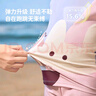 lemonkid兒童泳衣分體夏男女童游泳衣寶寶連體防曬泳裝 奶昔粉分體90 曬單實(shí)拍圖