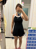 安踏小蠻腰泳衣女士連體裙式保守修身顯瘦抗氯速干溫泉泳裝小A裙 XL 曬單實(shí)拍圖