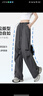 FitonTon褲子女秋冬傘兵褲戶(hù)外登山美式工裝褲高級感寬松闊腿直筒休閑褲女 曬單實(shí)拍圖