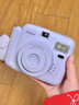 INSTAX富士instax立拍立得 一次成像相機 mini12（mini11升級款）繡球藍 曬單實(shí)拍圖