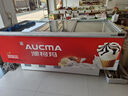 澳柯瑪（AUCMA）728L商用玻璃門冷柜島柜臥式冰淇淋雪糕冷凍柜 超市便利店多籃筐飲料冰柜平面島柜SC/SD-728,N 曬單實(shí)拍圖