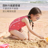 尼多熊寶寶連體泳衣兒童三角游泳衣女童防曬泳裝女孩速干a類 曬單實拍圖