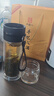 天喜（TIANXI）茶杯茶水分離杯雙層玻璃杯便攜泡茶杯男女車載商務(wù)辦公水杯 尊貴黑500ML 曬單實(shí)拍圖