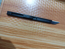 得力（deli） 小號黑刃美工刀 快遞開(kāi)箱神器手工裁紙刀墻紙刀美術(shù)小刀 【30°黑刃】SK5合金刀-1把 曬單實(shí)拍圖