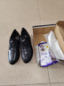 真皮大碼增高男鞋6cm網(wǎng)面透氣休閑運動鞋8cm隱形內(nèi)增高皮鞋男 黑色 皮面增高6厘米 40 曬單實拍圖