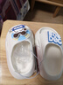 巴布豆童鞋男童拖鞋夏季新款軟底一字拖涼鞋寶寶鞋兒童鞋子女 乳白色 26 （170）適合腳長(cháng)16.0cm 曬單實(shí)拍圖