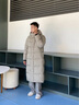 高梵楊冪同款黑金鵝絨服機能5.0八格2025新款城市戶(hù)外加厚男士羽絨服 松石綠 L 曬單實(shí)拍圖