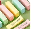 得力（deli）12本4色分條便利貼 76*19mm 便簽紙/ 記事貼/ 自粘留言本P066307 曬單實(shí)拍圖