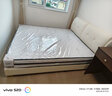 吉斯現(xiàn)代簡(jiǎn)約真皮床1.8m主臥高端大氣雙人大床小戶型意式輕奢軟包婚床 皮床+防螨椰棕彈簧床墊 1800mm*2000mm氣壓結(jié)構(gòu) 曬單實(shí)拍圖